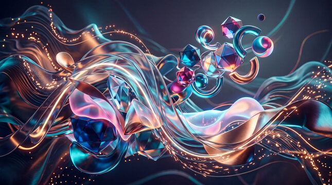 abstract 3D renders, crazy wallpaper 2