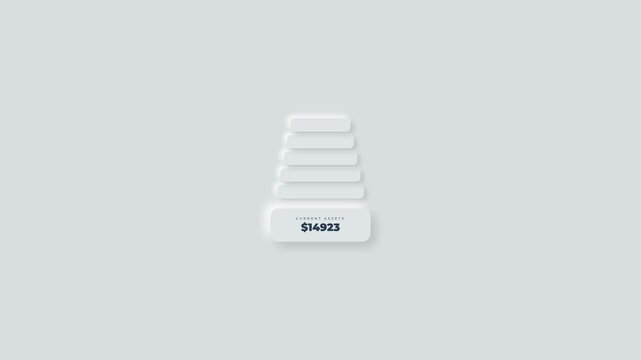 Stack of white towels with barcode on a light gray background.