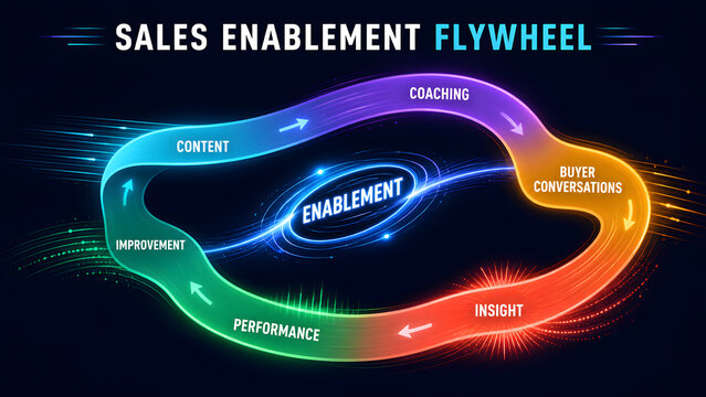 Sales Enablement Flywheel from Content to Performance Insight