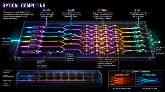 Optical Computing from Light Encoding to Parallel Operations