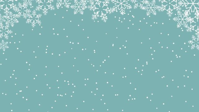 Snow fallen video in 4K