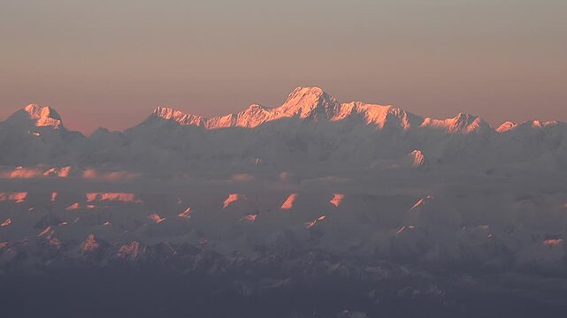 Ismoil Somoni Peak rises in Tajikistan, towering Pamir summit crowned with snow and glacier ice.