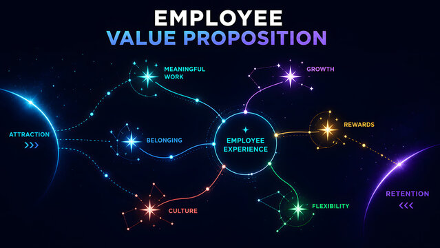 Employee Value Proposition and Workplace Belonging Infographic
