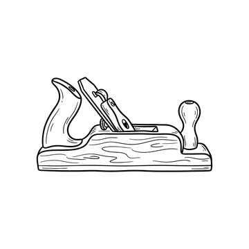 Woodworking hand plane tool for smoothing and shaping wood surfaces.