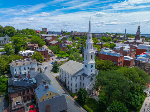First Baptist Church in America at 75 N Main Street in downtown Providence, Rhode Island RI, USA. 