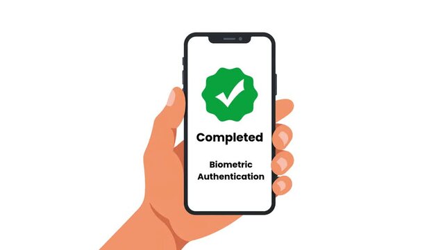 Biometric Authentication Fingerprint Scan for Secure Digital Identity Verification