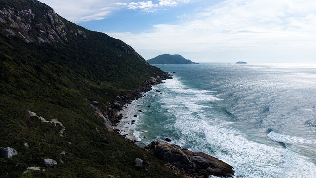 Paradise Beach Cost&atilde;o do Santinho Florian&oacute;polis Brazil Atlantic Forest Ocean Mountain Tropical Resort Swimming Pools Ocean Coastline Summer Vacation Luxury Travel Tourism Santa Catarina South America