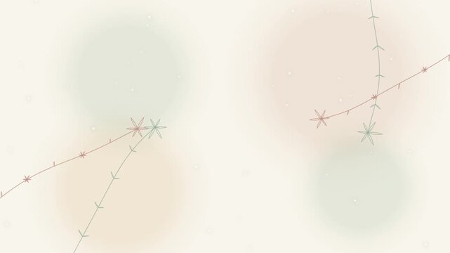 Abstract floral background with soft circular gradients and delicate thin vines circles gradient botanical nature minimalist circles gradient botanical nature minimalist