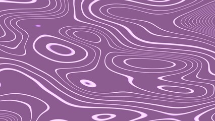 Abstract purple topographic map lines background pattern with contour elevation data © Amir