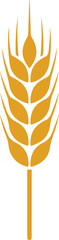 Fototapeta premium A golden wheat stalk graphic