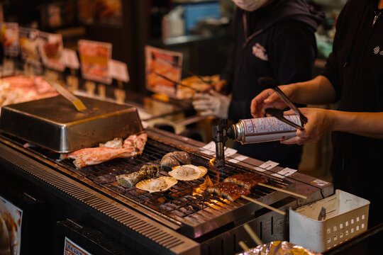 grilled seafood