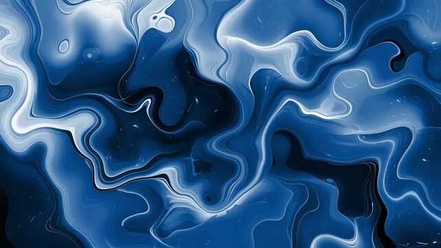 Abstract flowing marble pattern with layered soft curves and smooth fluid texture animation background