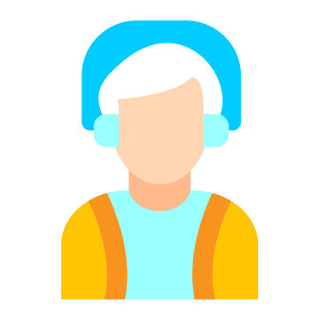 Worker Vector Design Icon Style