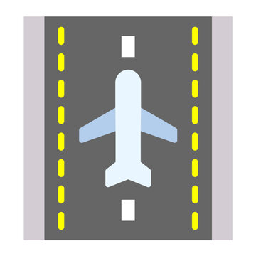Runway Vector Design Icon Style