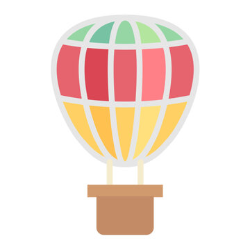 Air Balloon Vector Design Icon Style