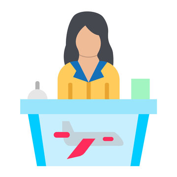 Reception Vector Design Icon Style