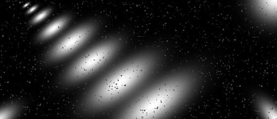 Space telescope image showing distant galaxies and cosmic dust clouds © Ajharul