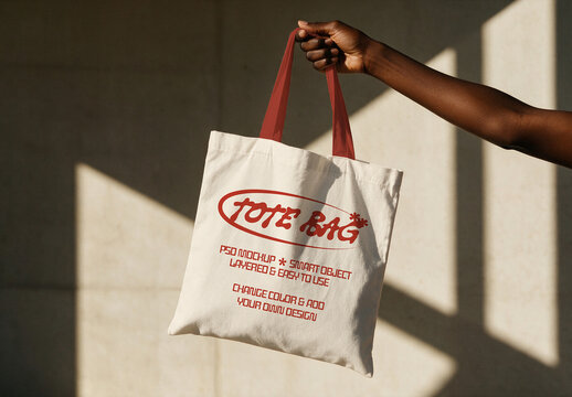 Lifestyle Tote Bag Mockup