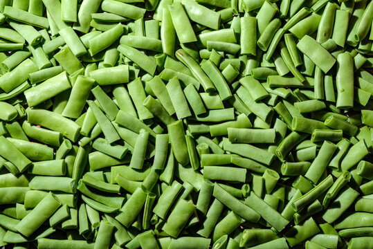 green beans background
