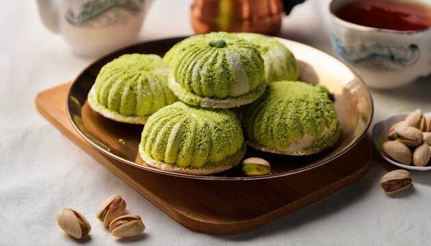 dujjonku chewy cookies from dubai marshmallow treat glutinous rice cake kadaif pistachio spread recipe for dujjonku preparation method