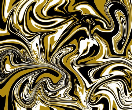 Luxury black, gold, and white fluid art marble texture background, abstract liquid pattern