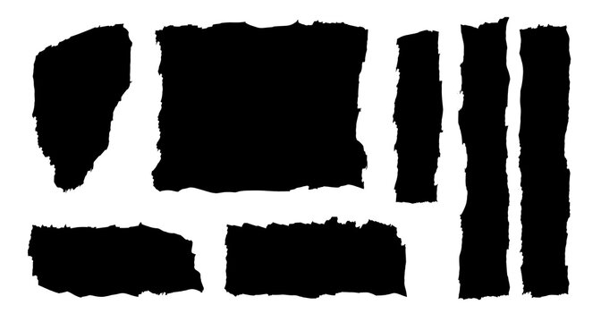 Doodle frames with uneven shapes, wavy irregular rectangles text boxes, square with wavy rough edges, curved picture painting frameworks, organic forms,curvy uneven cut outs, square quote frame