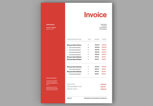 Invoice Layout