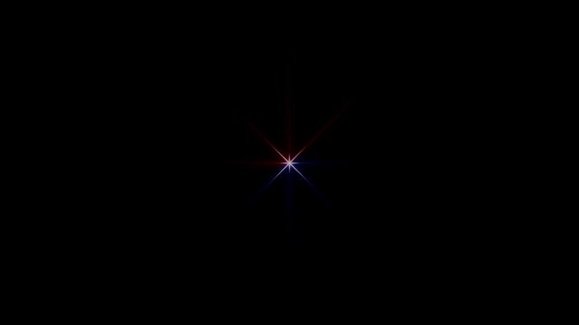 Elegant twinkle star glitter sparkle dust 4k animation, seamless transparent background loop overlay for festive, magical, and decorative projects, star effect animation in 4k loop, glowing light