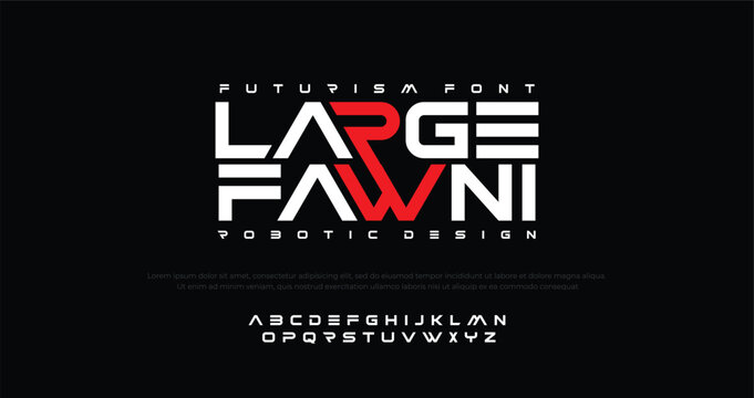 Abstract sport modern alphabet fonts. Typography bold typeface design for sport, technology, fashion, digital, future creative logo font. vector illustration