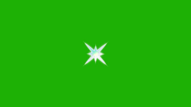 Sparkle twinkle glitter star effect animation loop, white cartoon doodle blinking stars, transparent alpha channel overlay for festive projects, glowing shining star 4k video footage asset