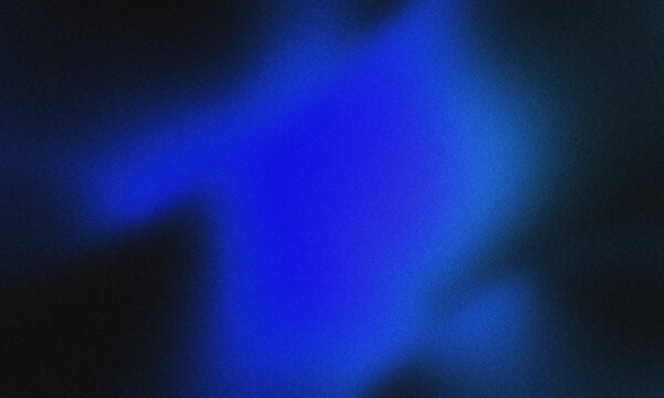 Abstract bright blue light glow on a dark background