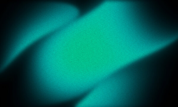 Abstract teal light glow on a dark background
