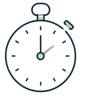 Fasting Timer intermittent fasting icon vector