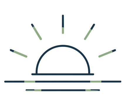 Morning Fast intermittent fasting icon vector