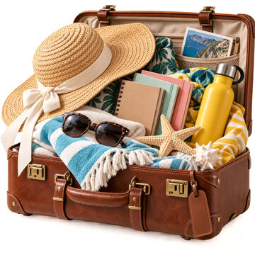 Packing a Suitcase for a Beach Vacation With Summer Essentials
