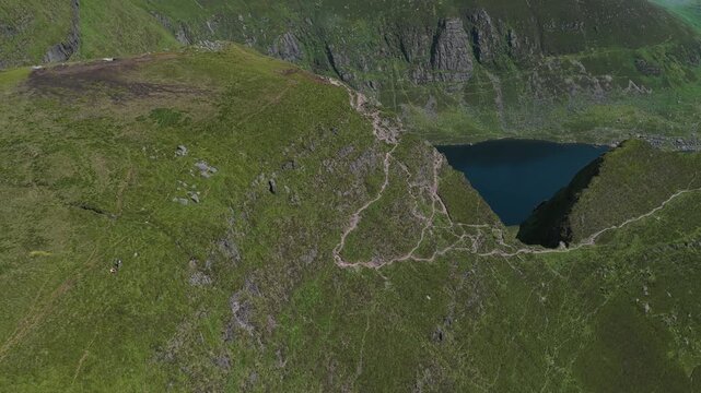Coumshingaun Lough and Mountain Slopes, County Waterford