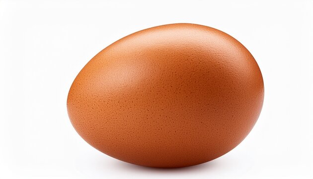 brown egg isolated