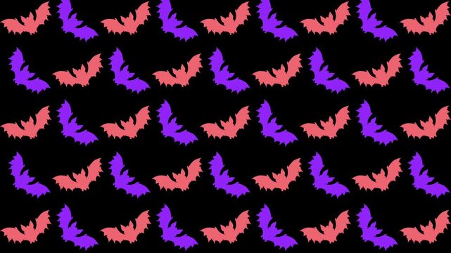 Halloween Pattern pop art animation full collor