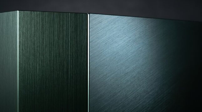 Dark jade metal seam for split screen campaigns