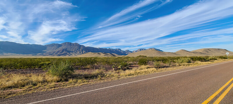 West Texas countryside near Van Horn
