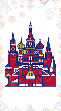 Brochure Design, Kremlin & Red Square &ndash; Russia