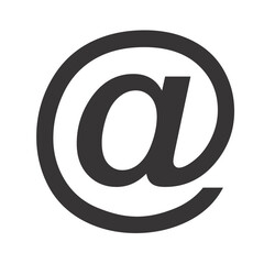 Obraz premium e mail @ icon