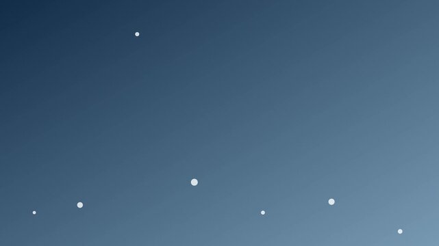 Night sky gradient with scattered stars, minimal winter holiday background animation
