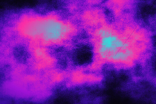 Vibrant abstract pink, purple, and blue textured background with energetic glow, ideal for party flyers, concert posters, or creative digital art.