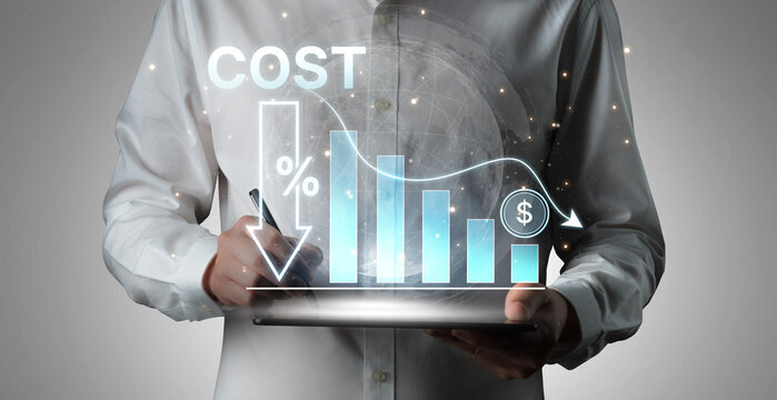 Cost reduction and cost saving through digital transformation, business cost optimization, operational cost reduction, financial saving, and resource efficiency strategies for business success. Spline