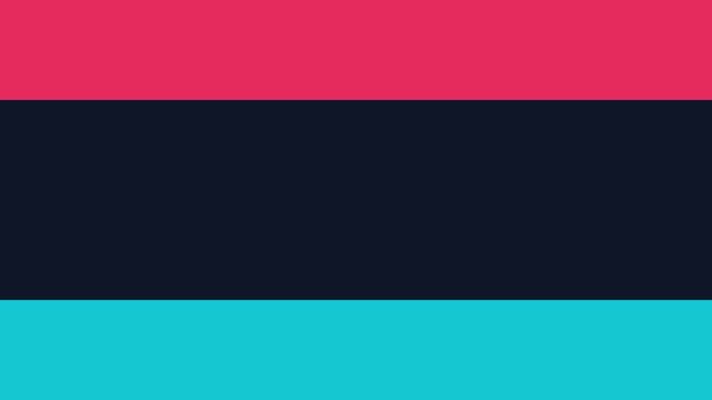 Minimalist dual color animation 4k background, with smooth transition, between dark navy, blue and vibrant, cyan pink