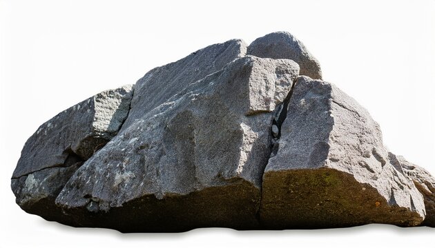 png rock cut out from original background with transparent to easy use