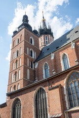 Obraz premium The city center of Krakow, Poland