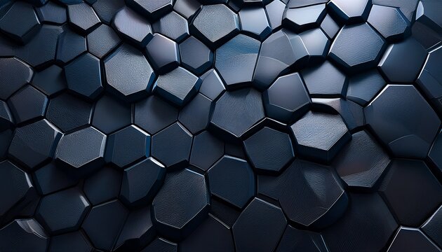 dark colored hexagonal stones wallpaper and background for presentations and slides