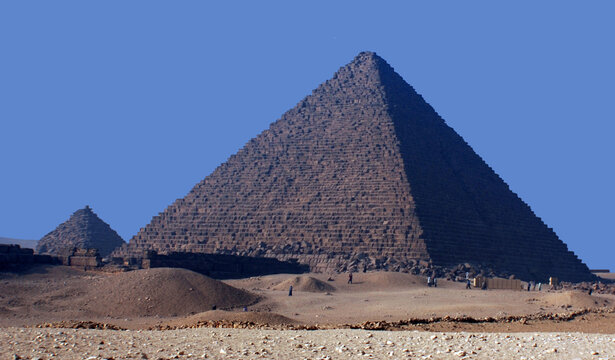 Great Pyramid of Giza also known as the Pyramid of Khufu or the Pyramid of Cheops is the oldest and largest of the three pyramids in the Giza pyramid  Cairo Egypt